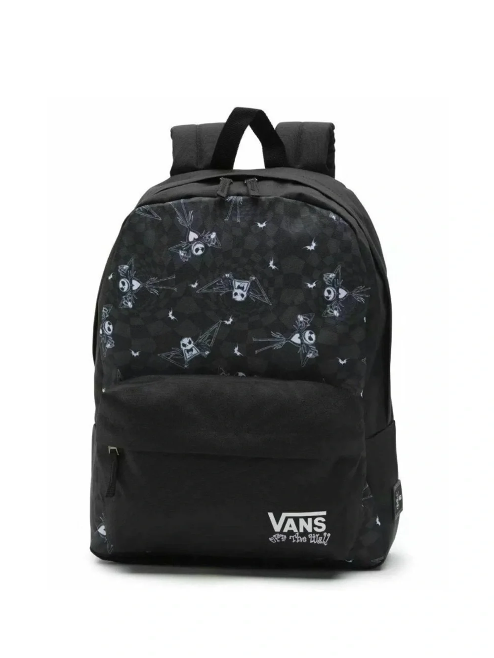Vans Black Graphic Checkerboard Backpack - New